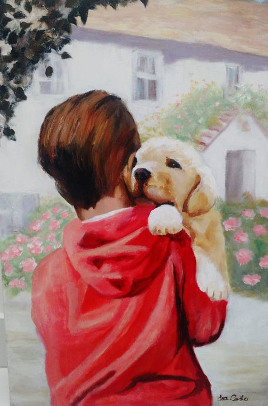 Meu melhor amigo - 40 x 60 - AST -2018